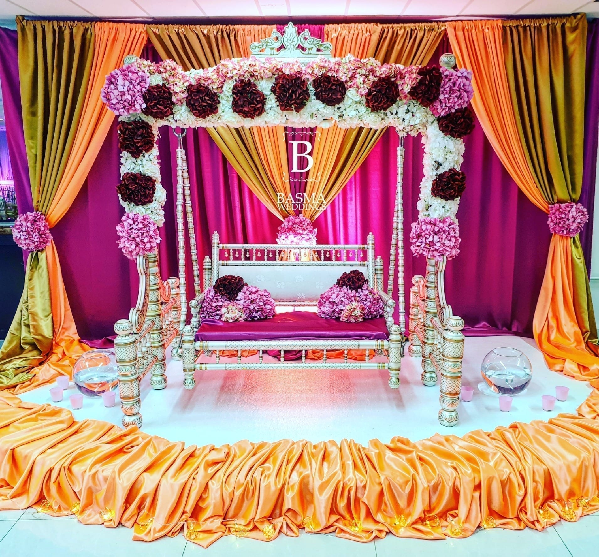 assortiment Bollywood bride stage