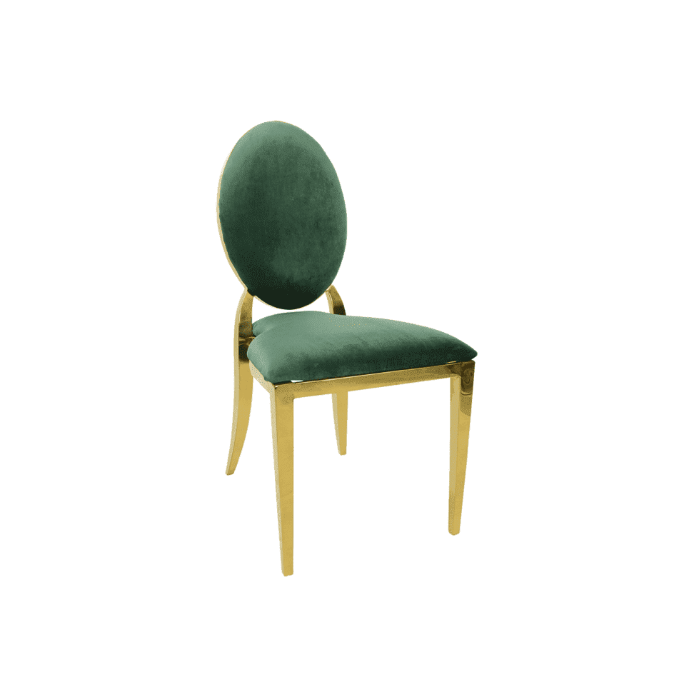 Meubilair Dior green stoelen